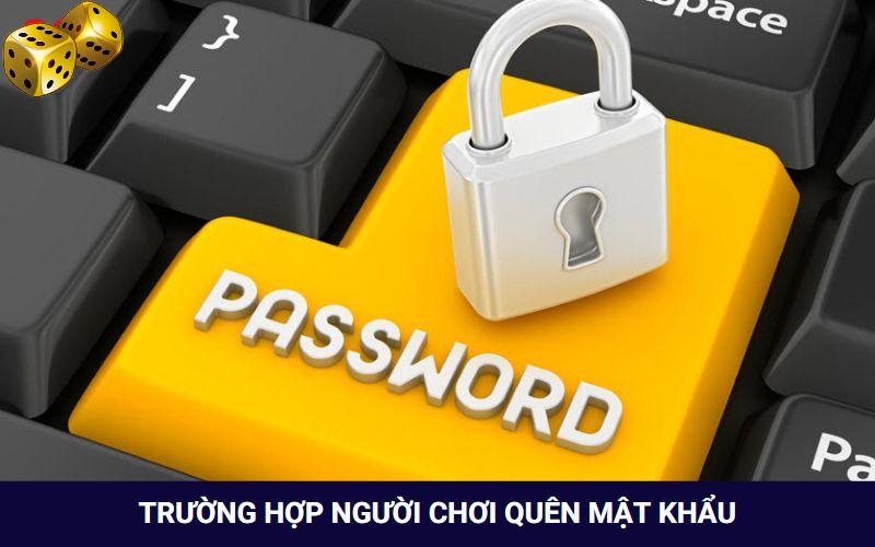 Tình huống hội viên Go8 quên mật khẩu đăng nhập